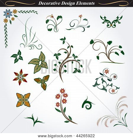 Kolekce dekorativní designový prvek 6