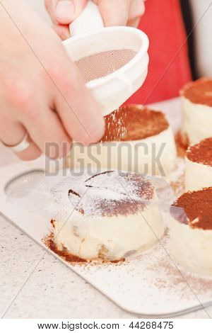 szakács főzés tiramisu desszert