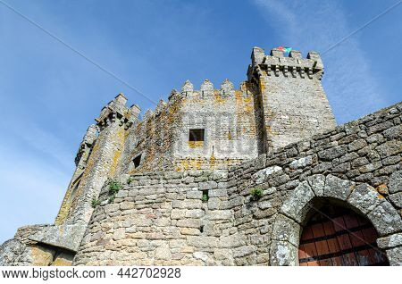 Castle In The Medieval Village Of Penedono, Viseu District. Portugal. Architecture And Archeology.