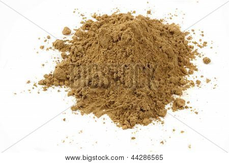 Sand Isolarted On The White Background