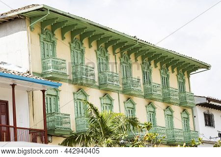 Sonson, Antioquia / Colombia - November 19, 2021. The Most Beautiful Balcony In Antioquia, Is An Imp