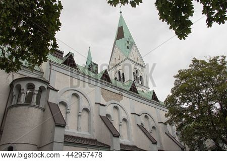 Kaliningrad, Russia - July 31 2019: Exterior View Of Kaliningrad Puppet Theatre, Formerly Queen Loui