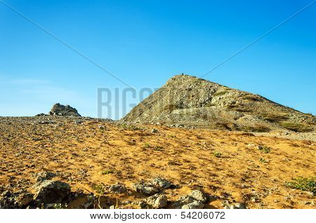 Desert And Rocky Hill