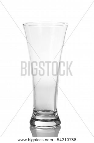 Empty beer glass