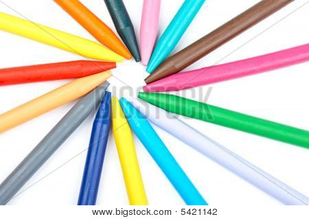 Pastelli a cera colorati