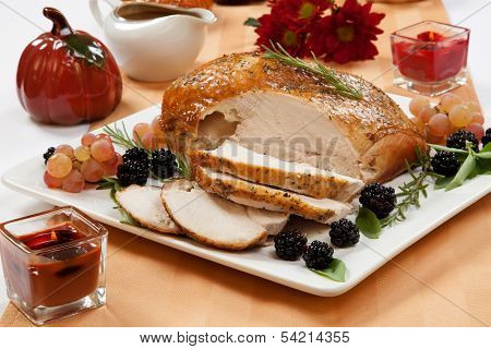 Roasted Turkey Breast - Rosemary-basil Rub