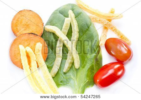 Potato Vegetable Stick Chips.