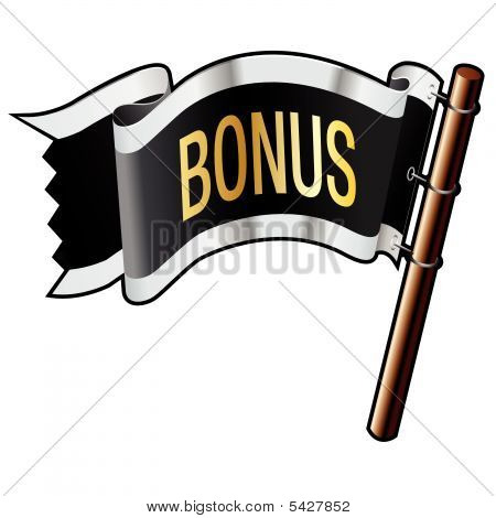 Ikona bonus na pirátské vlajky