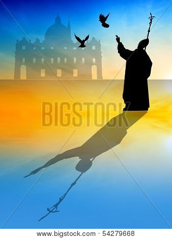 Pope Silhouette