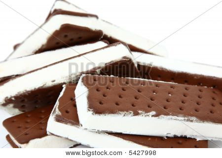 Haufen von Eis-Sandwiches