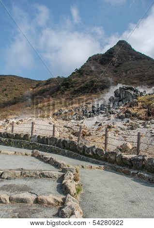 Owakudani Valley, in HAKONE-JAPAN