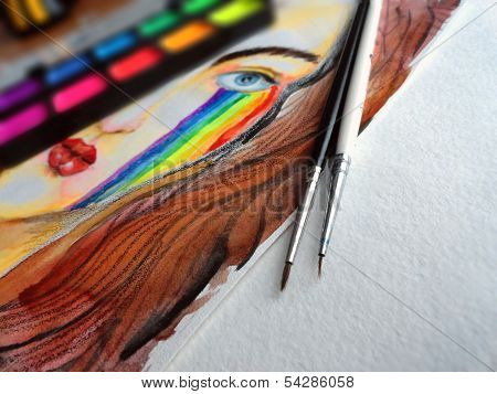 watercolor painting