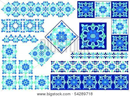 Blue Decorative Design Element