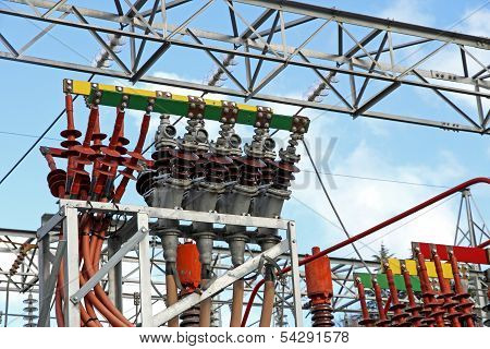 Electrical System Of A Power Plant To Produce Electricity