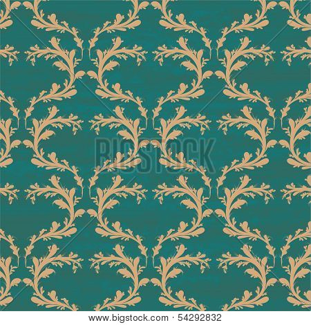 Vintage seamless floral background