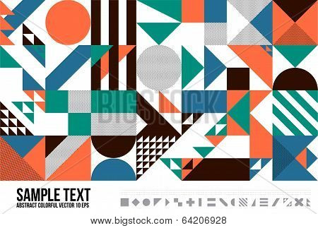 Abstract Geometric Triangle Pattern. Background , Cover , Layout , Magazine, Brochure , Poster , Web