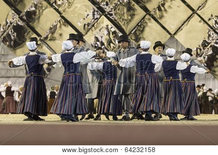 RIGA, LATVIA - July 4, 2013: The Latvian National Song and Dance Festival