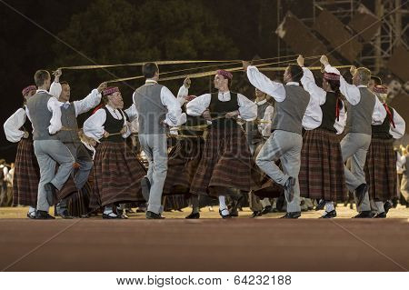 RIGA, LATVIA - July 4, 2013: The Latvian National Song and Dance Festival