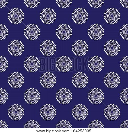 Seamless Abstract Rounds Wall Backdround Pattern Design