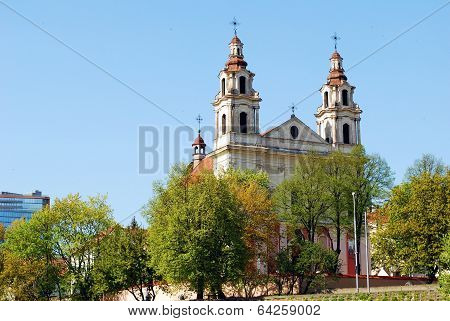 Church Of St. Raphael The Archangel In Vilnius