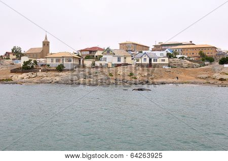 View Of Luderitz In Namibia