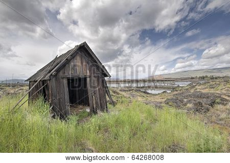 Old Abandoned Native American Fishing Shack