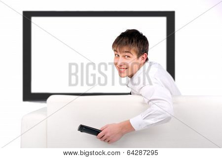 Teenager With Remote Control