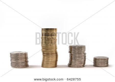 Coin Money In Stacks Isolated