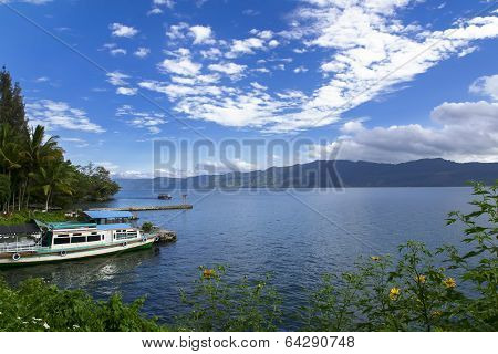 Boats and Lake.