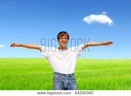 Happy Teenager Outdoor