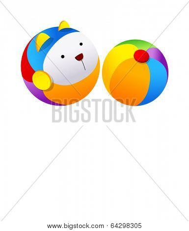 Vector icon beach ball