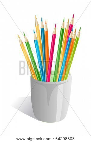 vector icon color pencil