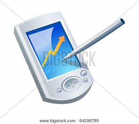 vector icon personal digital assistant