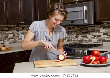Woman With Apples