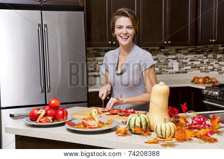 Woman With Apples