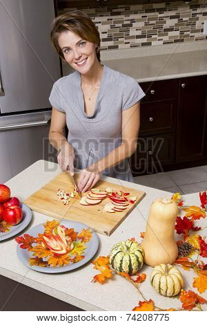 Woman With Apples
