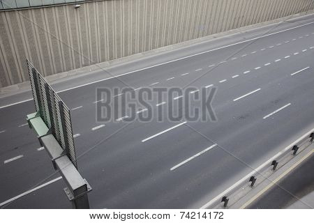 Top view highway