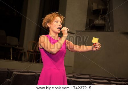 MOSCOW - OCTOBER, 1: Opening Season. Troupe of Theatre Meeting. 