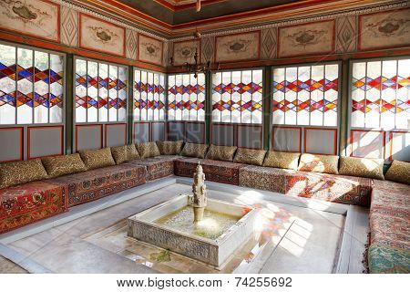 Interior Of Summer Hall In Khan's Palace, Crimea