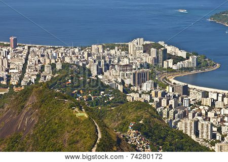 Rio de Janeiro favela view