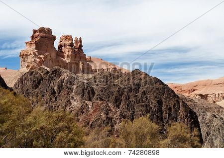 Valley Of Castles In Sharyn Canyon