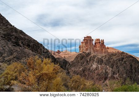 Valley Of Castles In Sharyn Canyon