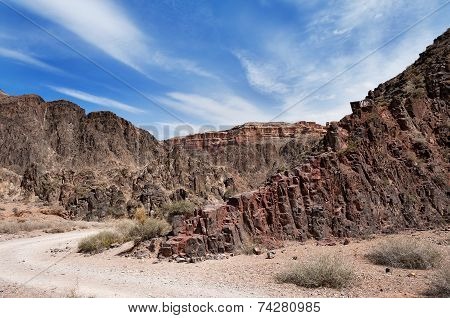 Valley Of Castles In Sharyn Canyon