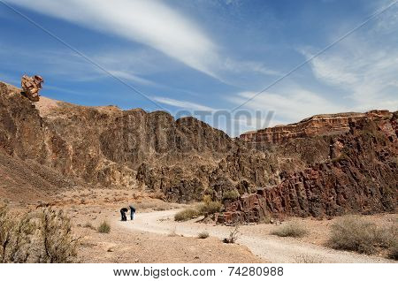 Valley Of Castles In Sharyn Canyon
