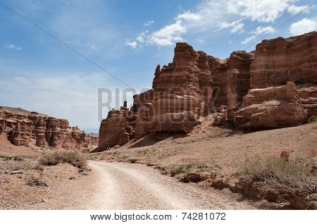 Valley Of Castles In Sharyn Canyon