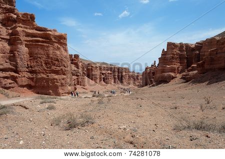 Valley Of Castles In Sharyn Canyon