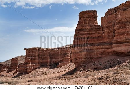 Valley Of Castles In Sharyn Canyon