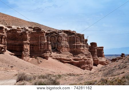 Valley Of Castles In Sharyn Canyon