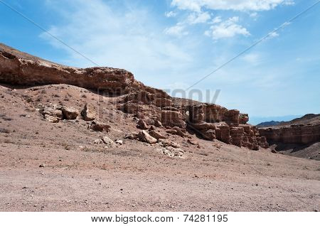 Valley Of Castles In Sharyn Canyon