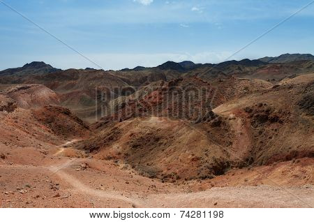 Valley Of Castles In Sharyn Canyon